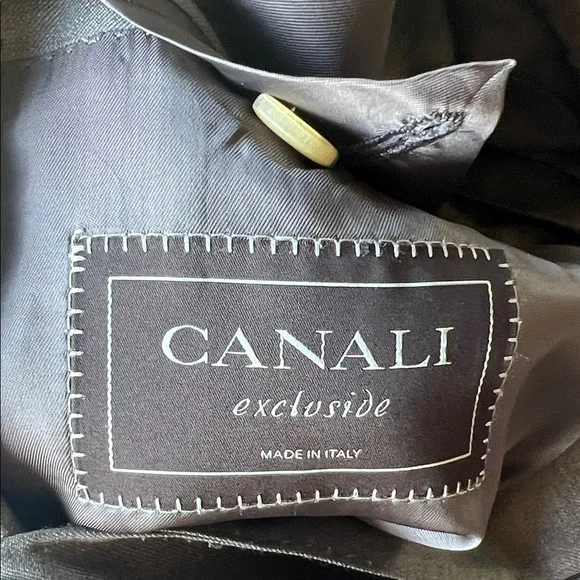 Canali Italian Made Neutral Shade 100% Wool Men's Blazer Sports Coat Jacket